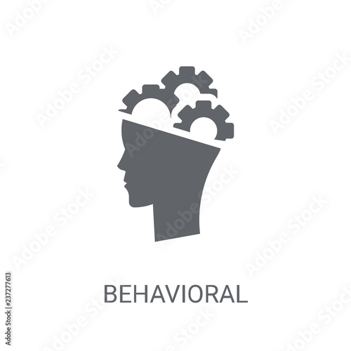 Behavioral competency icon. Trendy Behavioral competency logo concept on white background from Human Resources collection