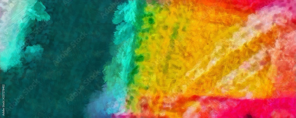 Obraz premium Detailed close-up grunge abstract background. Dry brush strokes hand drawn oil painting on canvas texture. Creative pattern for graphic work, web design or wallpaper. Can be use as vintage print.