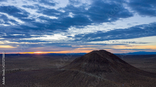 Mojave Desert Mountains Sunset