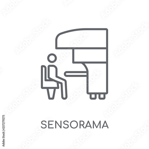 Sensorama linear icon. Modern outline Sensorama logo concept on white background from Artificial Intellegence and Future Technology collection