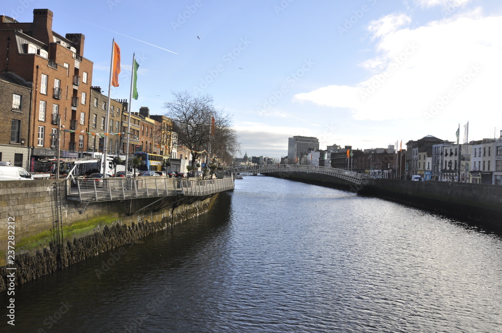 Fototapeta premium Dublin and Belfast