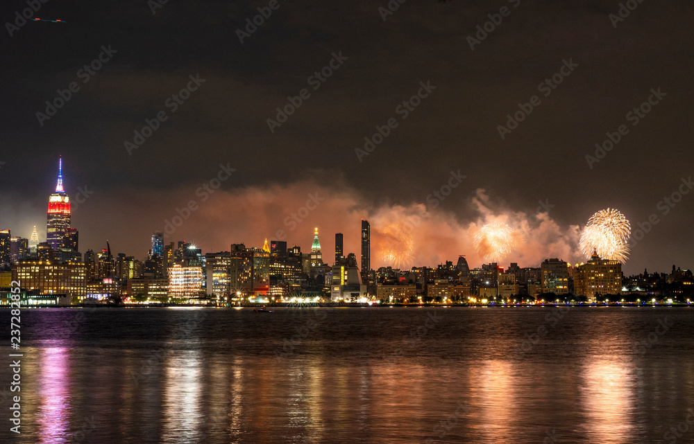 Obraz na plátně NYC Fireworks XI