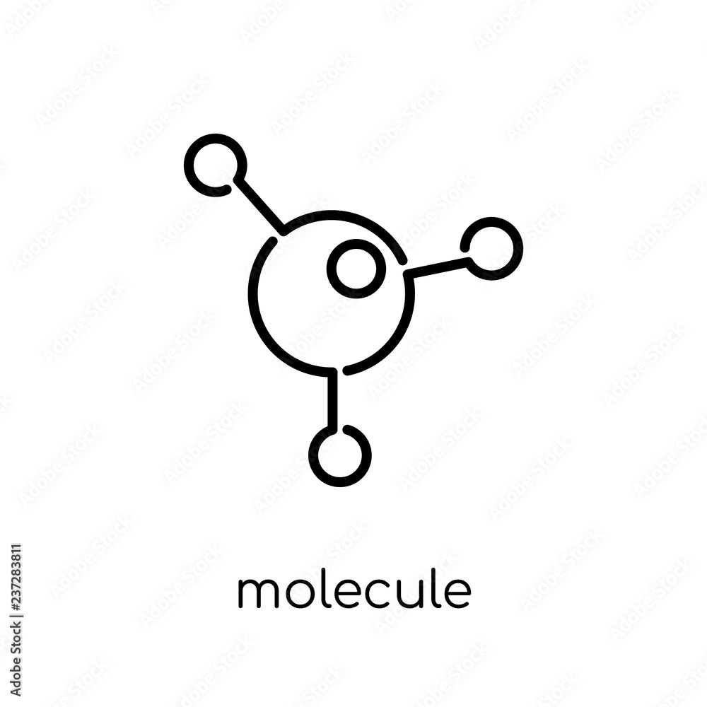 Molecule icon from collection. Molecule icon from collection.
