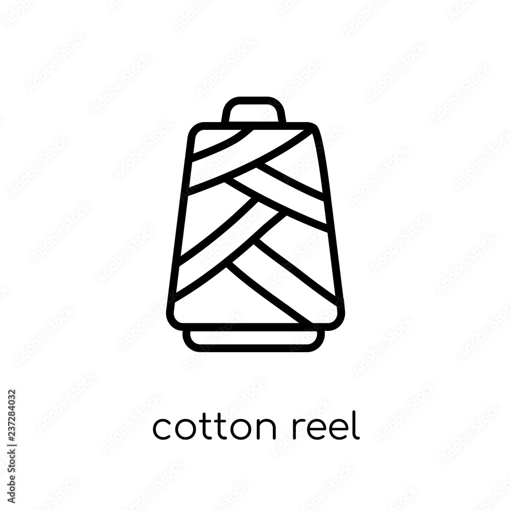 cotton reel icon from Sew collection. Stock Vector Adobe Stock