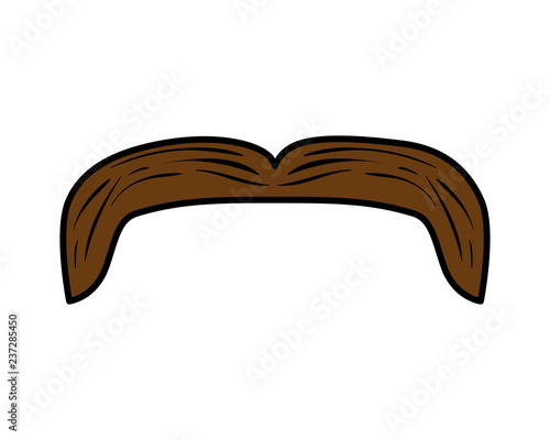 mustache style hipster accessory