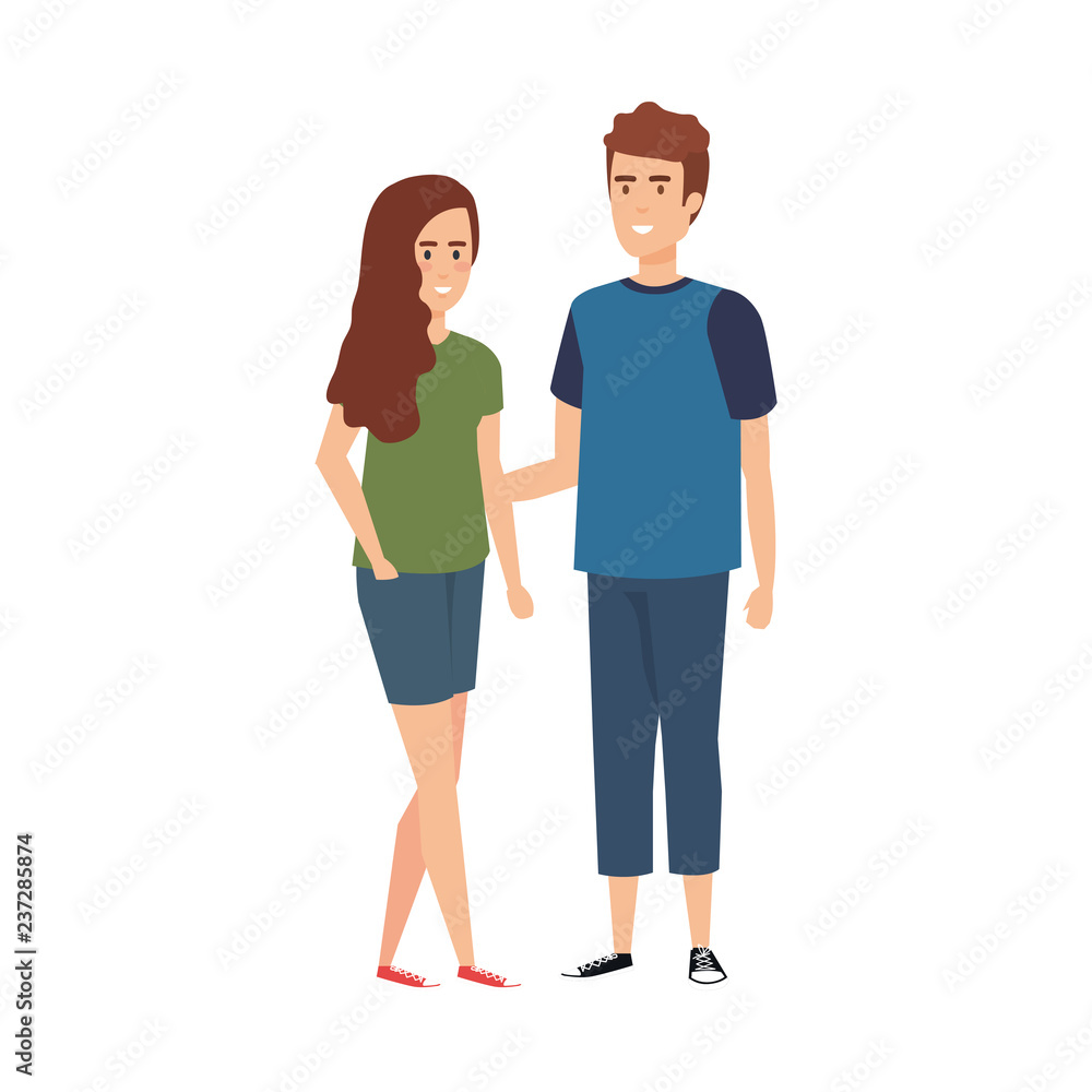 couple avatar characters icons couple avatar characters icons