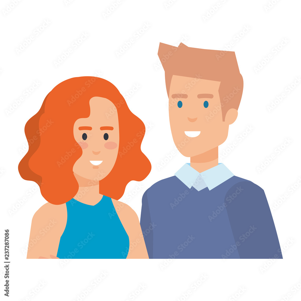 couple avatar characters icons couple avatar characters icons