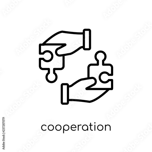 Cooperation icon from collection.