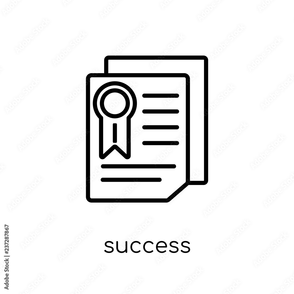 Success icon from collection. Success icon from collection.