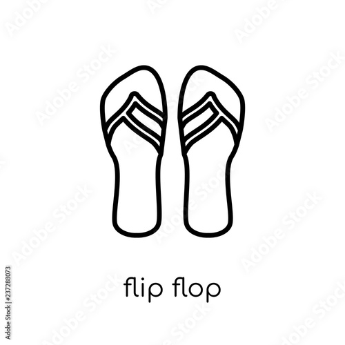 Flip flop icon from collection.