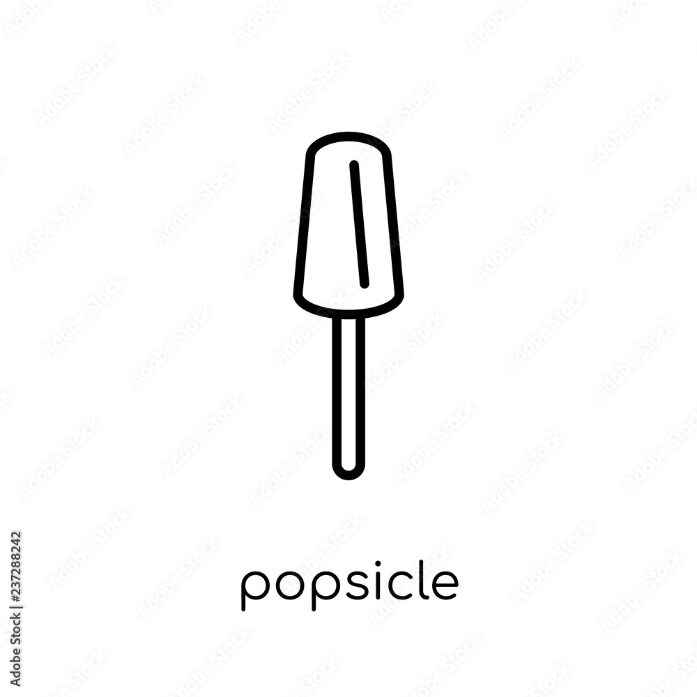 Popsicle icon from collection. Popsicle icon from collection.
