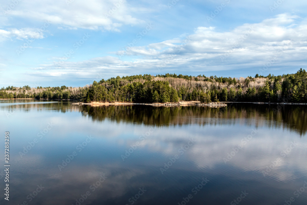 Landscape view of Voyageurs National Park in Minnesota