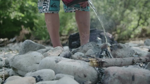 Extinguishing fire