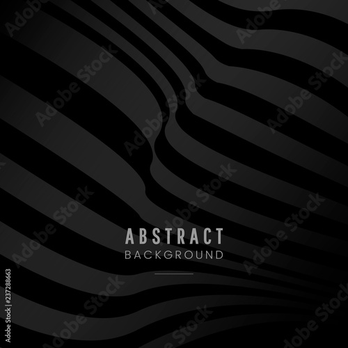 Black abstract background design vector