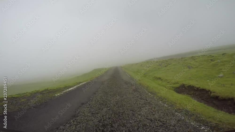 Traveling in the countryside in the Faroe Islands Traveling in the countryside in the Faroe Islands