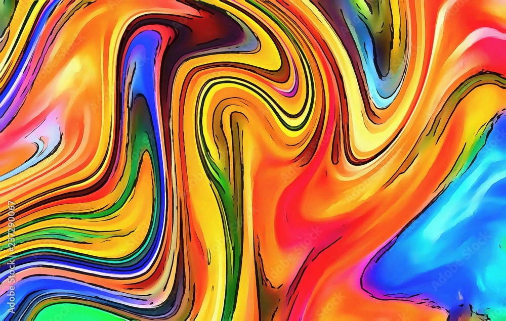 Crazy Art Colorful Wallpaper Pattern Backdrop Stock Illustration 1395621806   Shutterstock