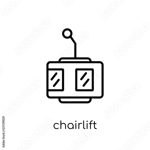 chairlift icon from Transportation collection.
