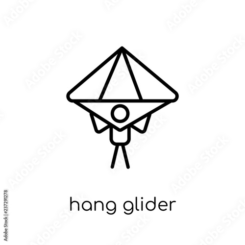 hang glider icon from collection.