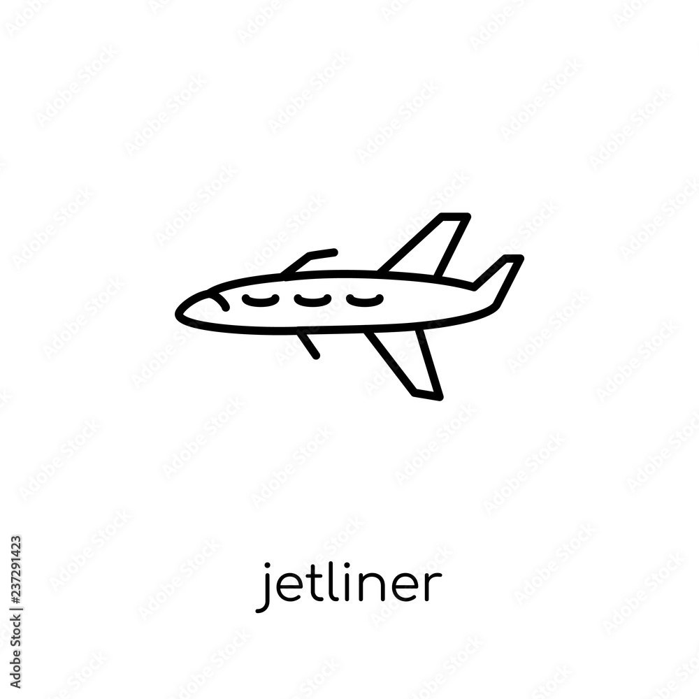 jetliner icon from Transportation collection.