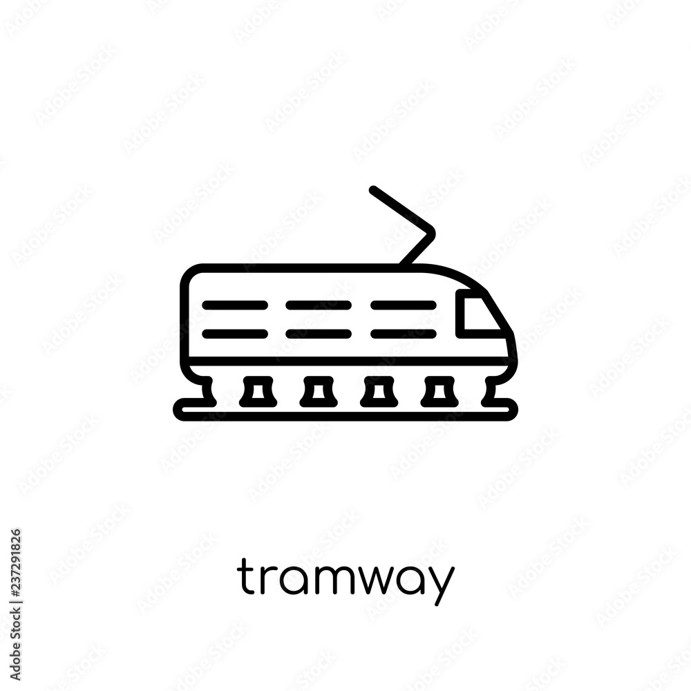 Tramway icon from Transportation collection. Tramway icon from Transportation collection.