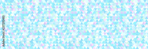 Seamless triangle pattern. Abstract geometric wallpaper of the surface. Tiled background. Light colors. Print for polygraphy, posters, t-shirts and textiles. Mosaic texture. Doodle for design
