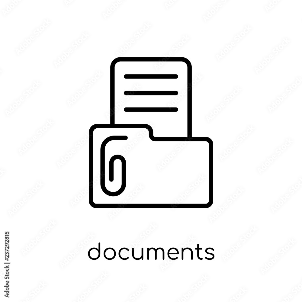 Documents icon from collection. Documents icon from collection.