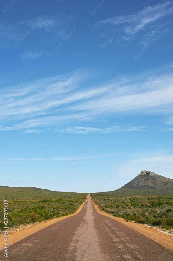 Road Heading Towards Frenchman Peak Road Heading Towards Frenchman Peak
