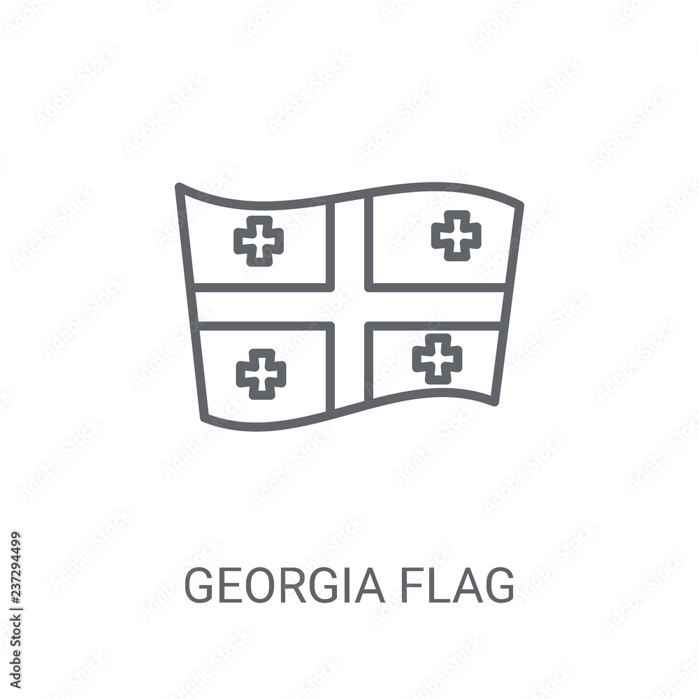 flag icon. Trendy flag logo concept on white background