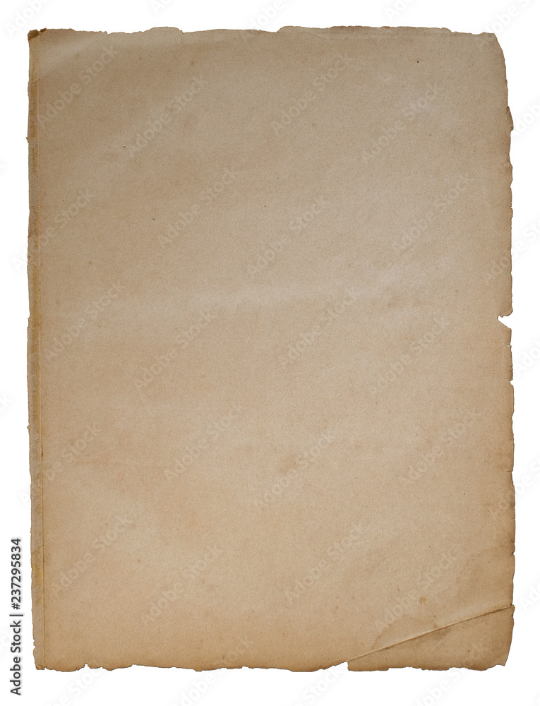 antique parchment page for background