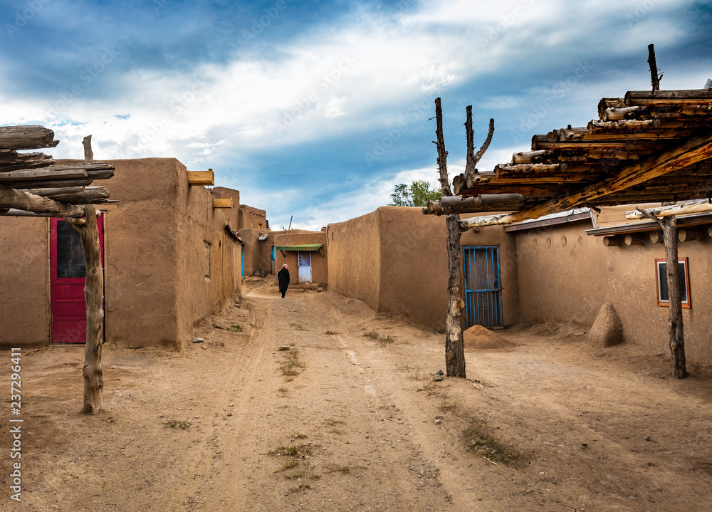 UNESCO World Heritage Site Taos Pueblo popular tourist destination in