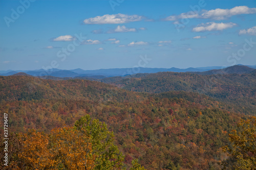 Blue Ridge Mountains near Linville Falls, North Carolina © Guy Bryant