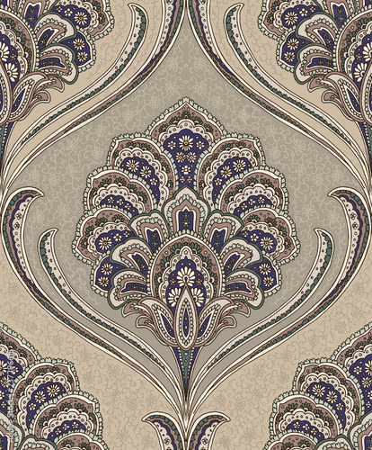 Seamless Pattern : Paisley Style