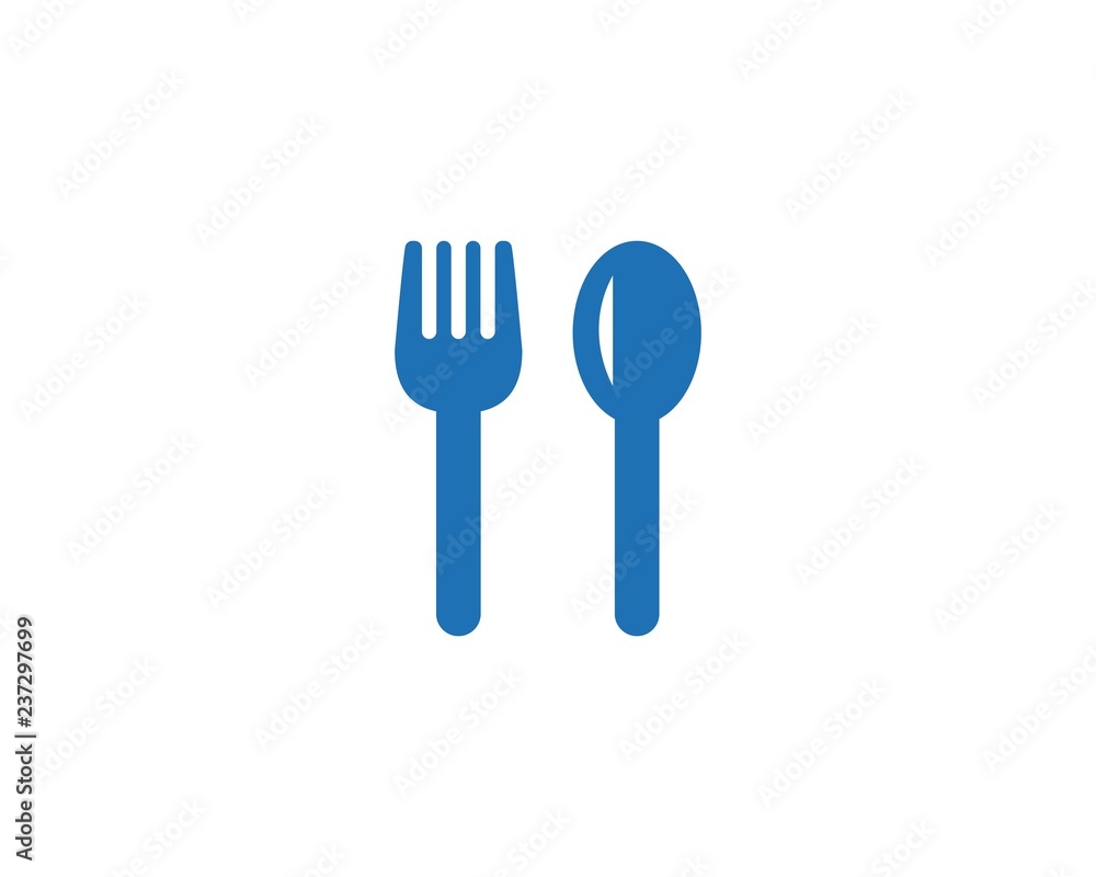 fork and spoon icon fork and spoon icon