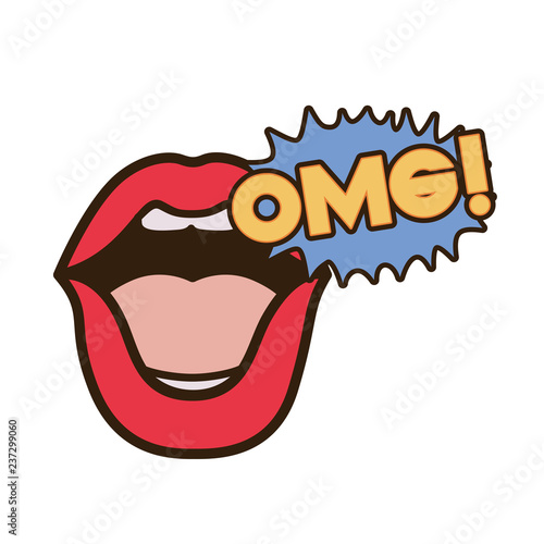 lips saying omg avatar character