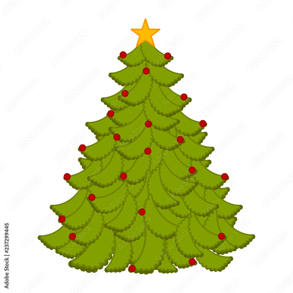 Isolated abstract christmas tree. Vector illustration design Isolated abstract christmas tree. Vector illustration design