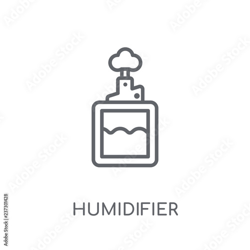 humidifier linear icon. Modern outline humidifier logo concept on white background from Electronic Devices collection