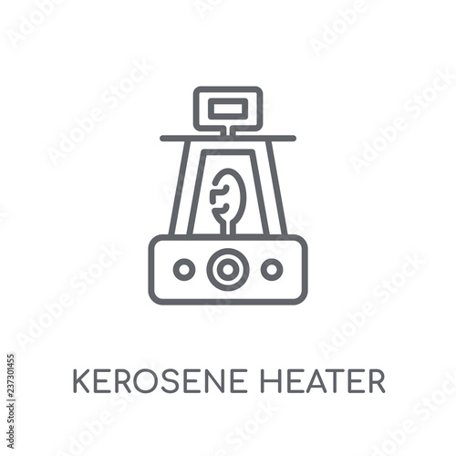 kerosene heater linear icon. Modern outline kerosene heater logo concept on white background from Electronic Devices collection