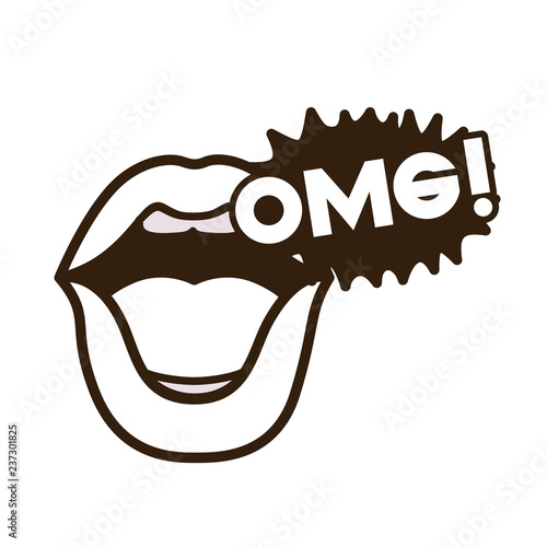 lips saying omg avatar character