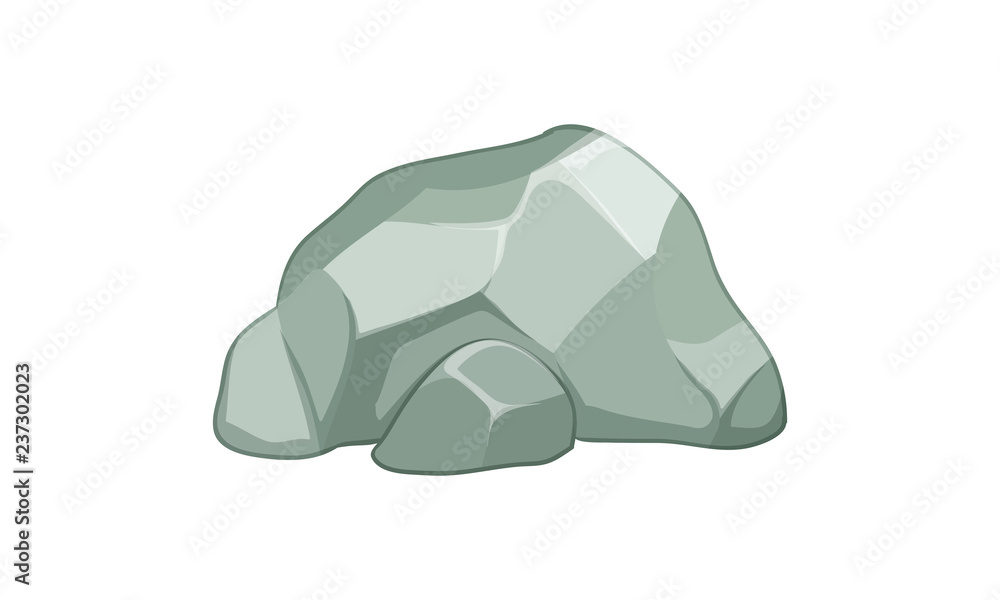 a clipart image of a pile of rock in 3d cartoon style Stock Vector | Adobe  Stock