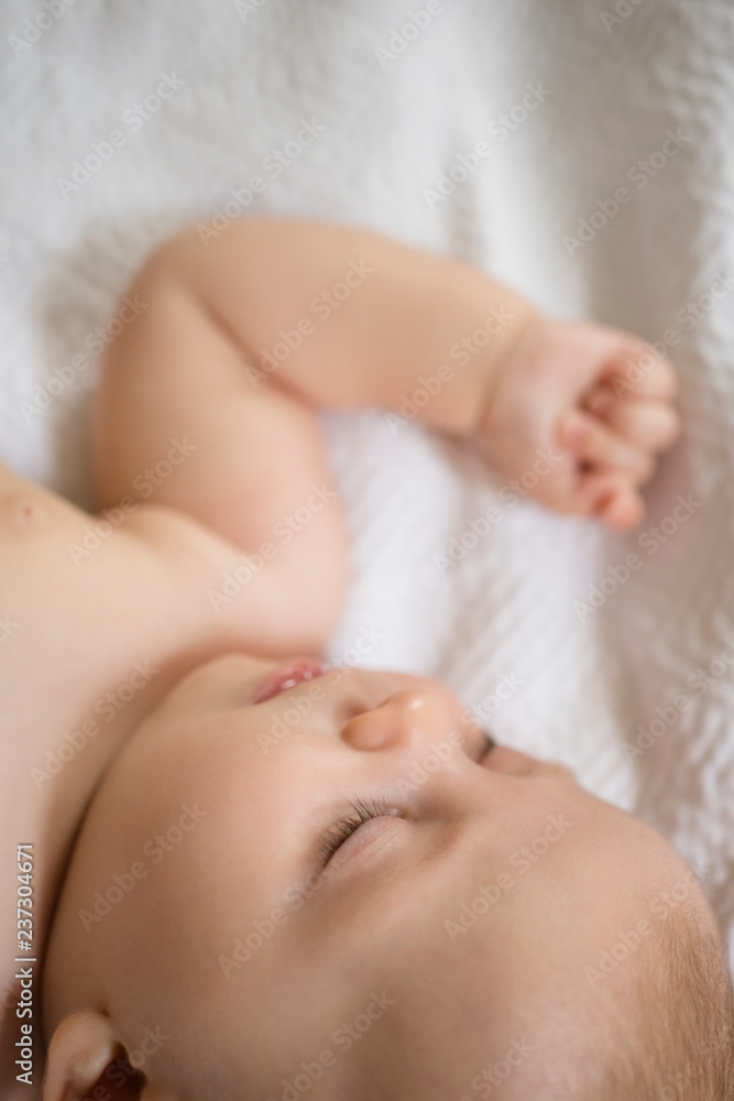 Closeup of sleeping baby Closeup of sleeping baby