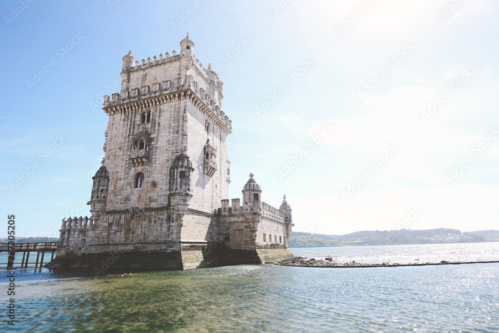 Fototapeta premium Tower of Belén - Lisbon, Portugal.