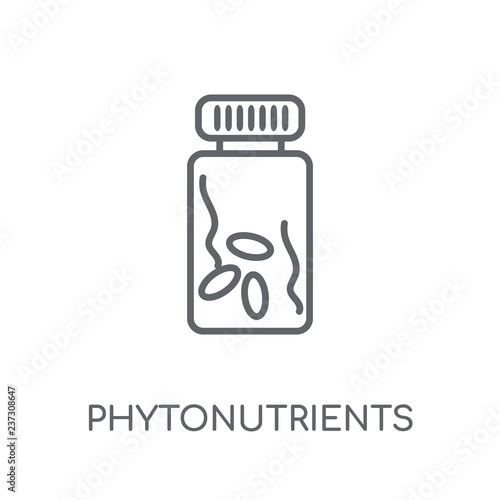 Phytonutrients linear icon. Modern outline Phytonutrients logo concept on white background from Gym and Fitness collection