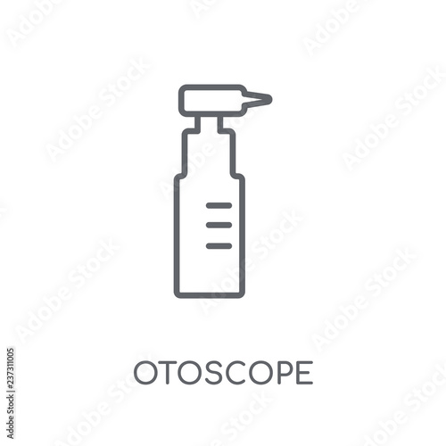 Otoscope linear icon. Modern outline Otoscope logo concept on white background from Health and Medical collection