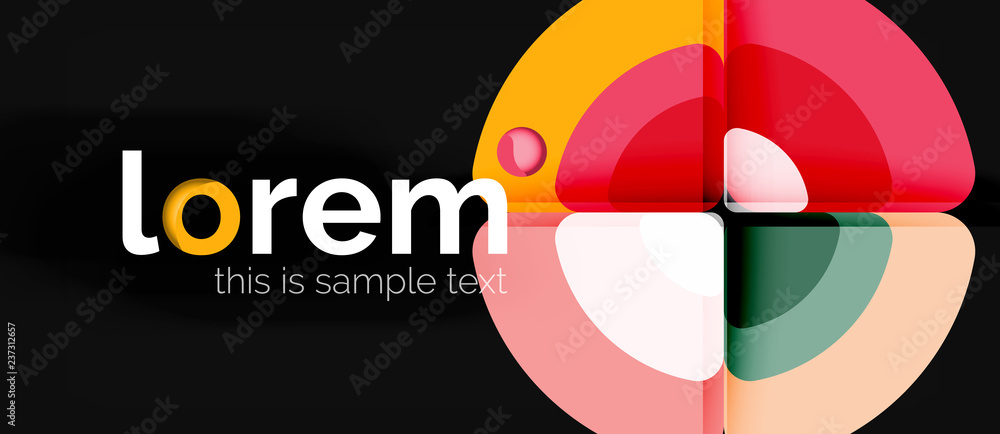 Circles and triangles geometric abstract background. Trendy abstract layout template for business or technology presentation or web brochure cover, wallpaper Circles and triangles geometric abstract background. Trendy abstract layout template for business or technology presentation or web brochure cover, wallpaper