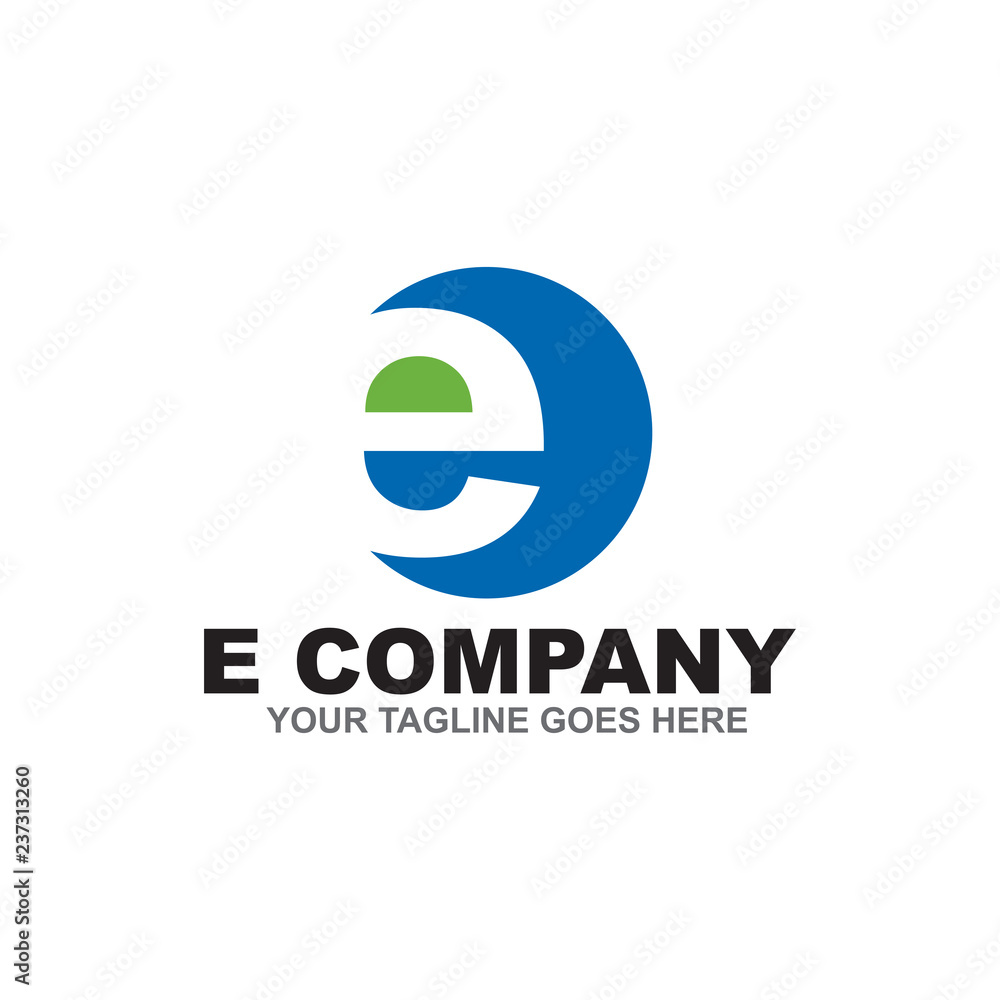 E letter logo design vector template E letter logo design vector template