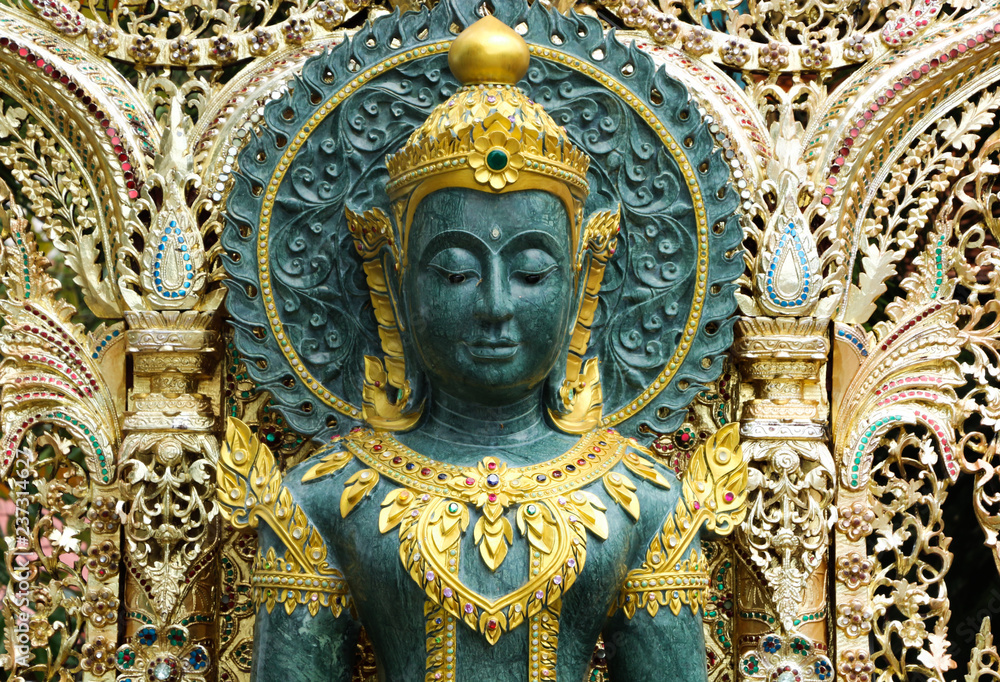 Buddha image at Wat Phra That Doi Suthep, Chiang Mai, Thailand Buddha image at Wat Phra That Doi Suthep, Chiang Mai, Thailand