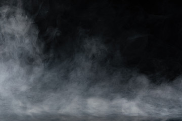 Abstract Smoke on black Background