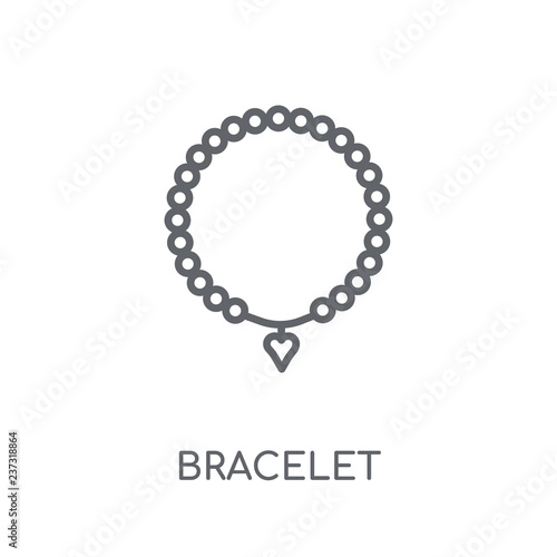 Bracelet linear icon. Modern outline Bracelet logo concept on white background from Luxury collection