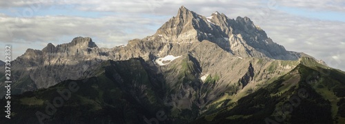 View Of A Mountain In Summer
