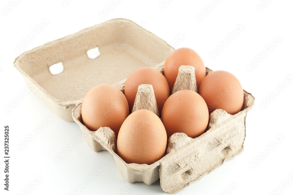 eggs in a carton